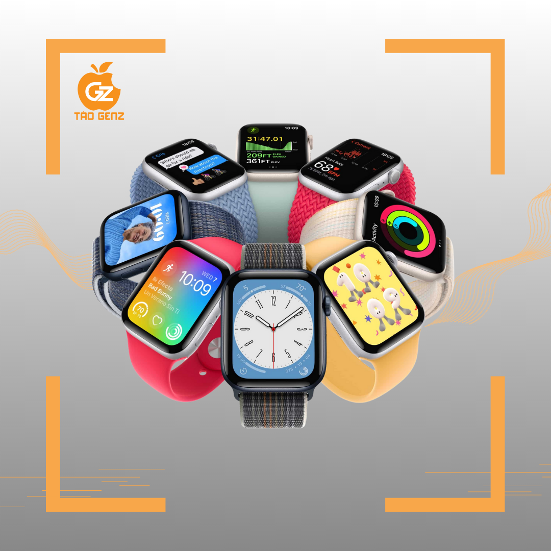 Các loại Apple Watch: Tổng hợp chi tiết từ đời đầu đến mới nhất tại Táo GenZ năm 2025