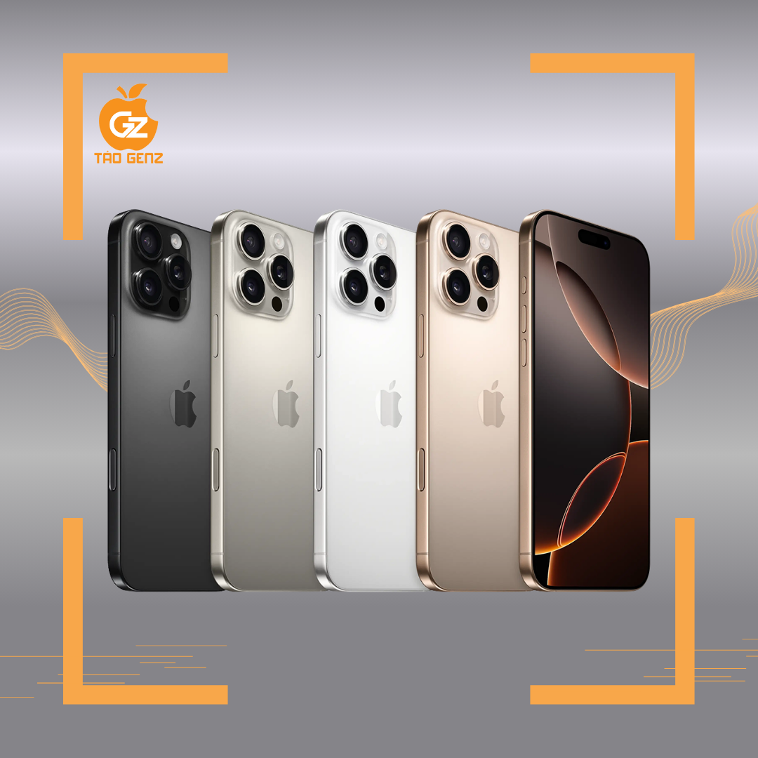 Màu iPhone 16 Pro Max – Nên lựa chọn màu nào phụ hợp với bạn!