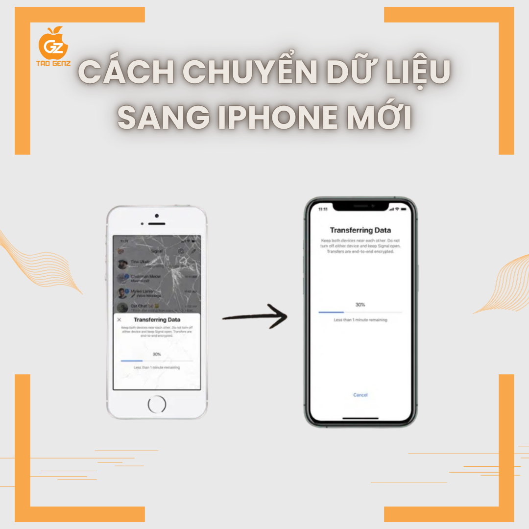Cách Chuyển Dữ Liệu Sang iPhone Mới - Lưu ý quan trọng khi đổi điện thoại năm 2025!